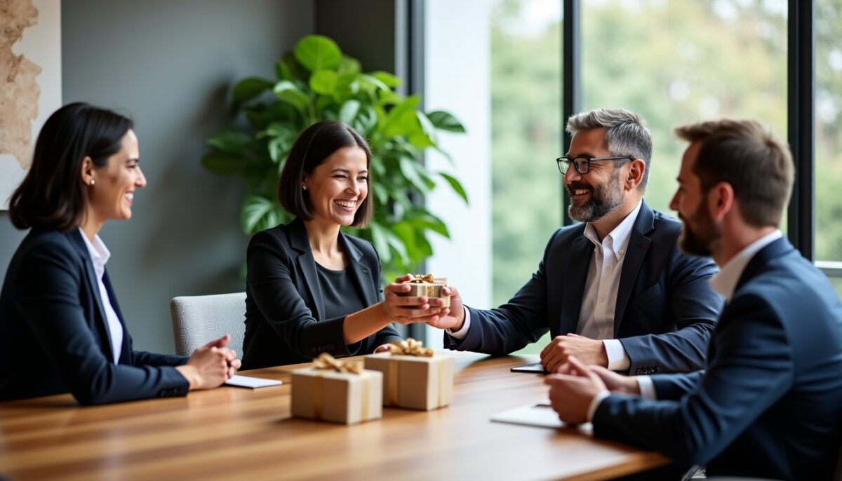 Renforcer les relations professionnelles : l’art stratégique des cadeaux d’entreprise